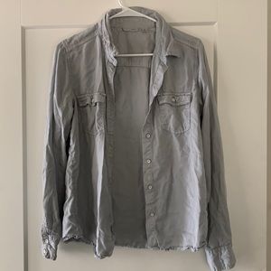 Halogen Light Wash Button Down
